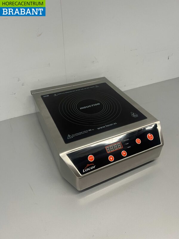 RVS Lacor Inductie fornuis kookplaat 3,5 kW 230V Horeca - Afbeelding 2