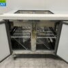 RVS Polar Koelwerkbank Saladette 2 deuren 136 cm 230V Horeca - Afbeelding 4