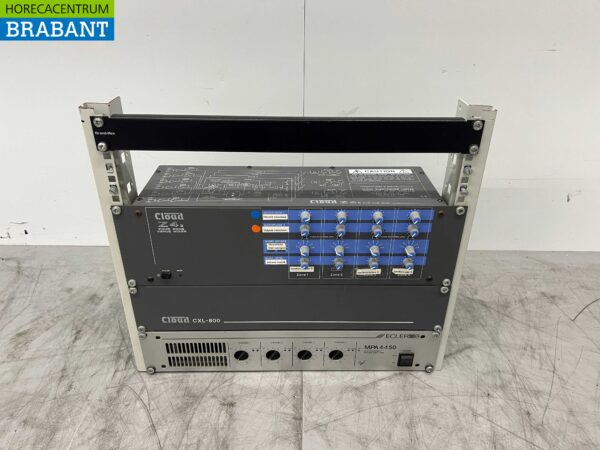 Ecler Cloud Muziekinstallatie Versterkerrack geluidsinstallatie 230V Horeca