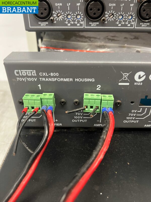 Ecler Cloud Muziekinstallatie Versterkerrack geluidsinstallatie 230V Horeca - Afbeelding 8