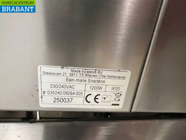 RVS Hendi Cookersystem Baklijn met Frituur 10L en Bain Marie 74 cm Horeca - Afbeelding 7