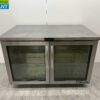 RVS Verrijdbare True Koelwerkbank 2 glasdeuren / glazen deuren 122,5 cm 230V Horeca
