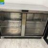 RVS Verrijdbare True Koelwerkbank 2 glasdeuren / glazen deuren 122,5 cm 230V Horeca - Afbeelding 4