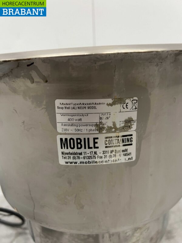 RVS Inbouw Drop-in Bain marie 230V Horeca - Afbeelding 4