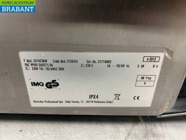 RVS Electrolux Oven Heteluchtoven 230V Horeca - Afbeelding 5