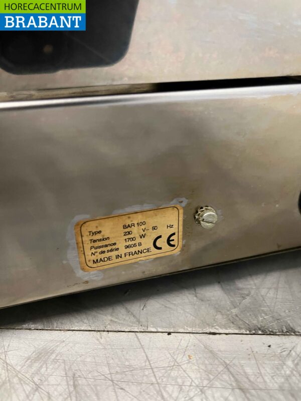 RVS Roller Grill Salamander Quartzgrill Toaster 45 cm 230V Horeca - Afbeelding 5