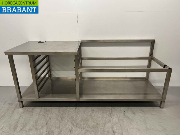 RVS Werktafel Tafel Onderstel 207,5 x 70 x 85 cm Horeca
