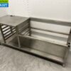 RVS Werktafel Tafel Onderstel 207,5 x 70 x 85 cm Horeca - Afbeelding 2