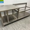 RVS Werktafel Tafel Onderstel 207,5 x 70 x 85 cm Horeca - Afbeelding 3