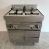RVS Dubbele Friteuse Frituur 2 x 10 liter 400V Horeca