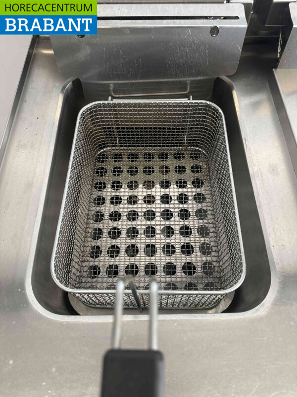 RVS Dubbele Friteuse Frituur 2 x 10 liter 400V Horeca - Afbeelding 5