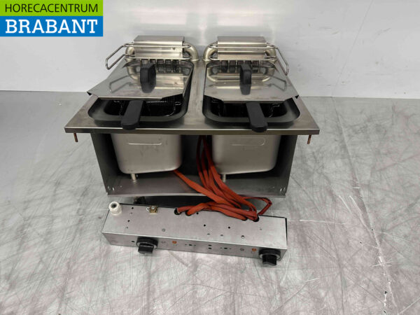 RVS Mareno Drop-in Friteuse Frituur 2 x 10 liter 400V Horeca