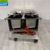 RVS Mareno Drop-in Friteuse Frituur 2 x 10 liter 400V Horeca - Afbeelding 3