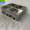 RVS Saro Bain marie 2 x 1/1 GN 230V Horeca - Afbeelding 2