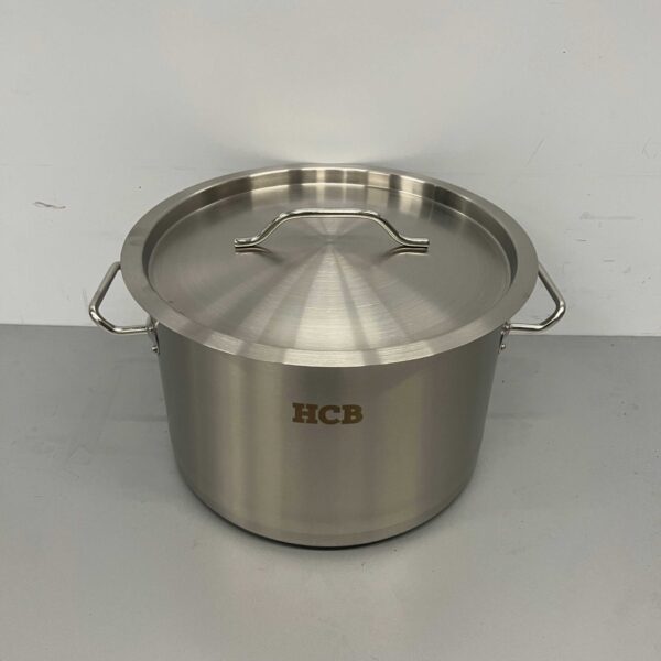 RVS HCB Soeppan Kookpan Pan Inductie 30 x 20 cm 14 liter Horeca