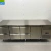 RVS Koelwerkbank 6 laden en 1 deur 223 cm 230V Horeca