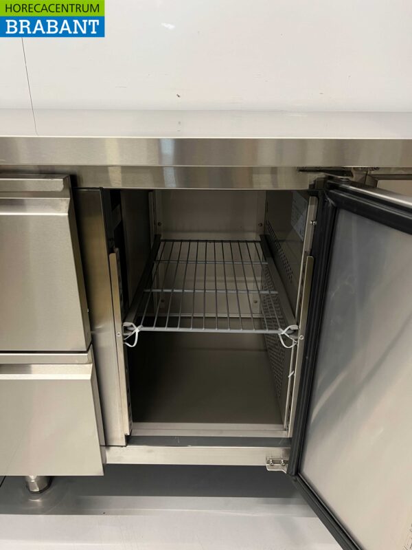 RVS Koelwerkbank 6 laden en 1 deur 223 cm 230V Horeca - Afbeelding 5