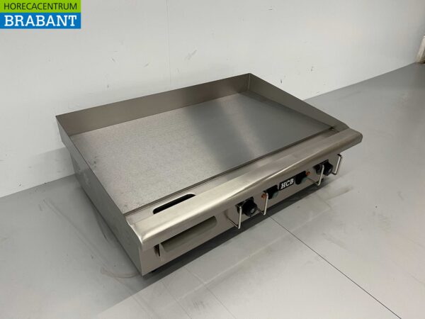 RVS Grillplaat Bakplaat Glad 74 cm 400V Horeca - Afbeelding 3