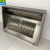 RVS Afzuigkap Dampkap met lamellen filters Premium-line 140 cm Schuin model Horeca - Afbeelding 2