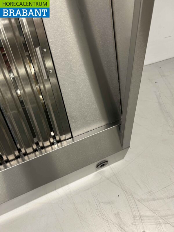 RVS Afzuigkap Dampkap met lamellen filters Premium-line 140 cm Schuin model Horeca - Afbeelding 5