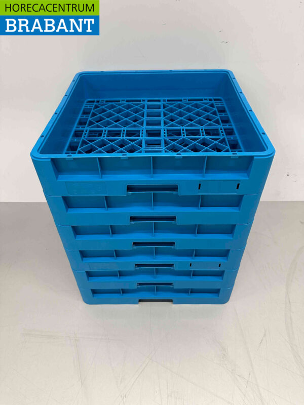 Kunststof universele waskorf waskrat 50 x 50 x 10 cm Horeca - Afbeelding 3