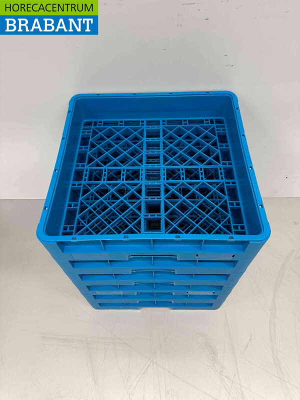 Kunststof universele waskorf waskrat 50 x 50 x 10 cm Horeca - Afbeelding 4