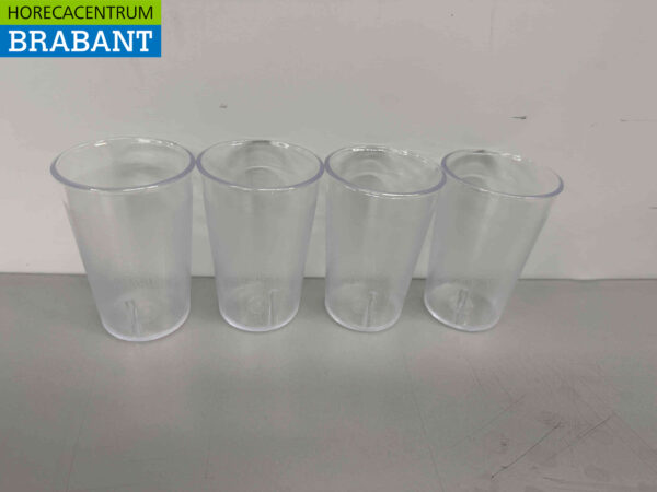 BBP Polycarbonaat onbreekbare glazen bekers beker 231 ml 72 stuks Horeca