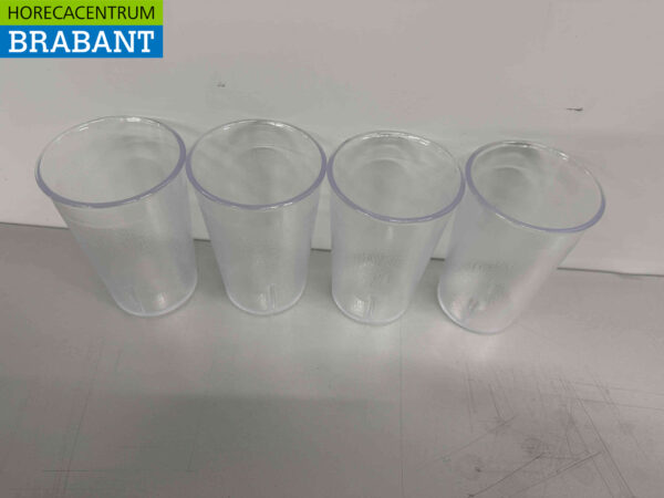 BBP Polycarbonaat onbreekbare glazen bekers beker 231 ml 72 stuks Horeca - Afbeelding 2