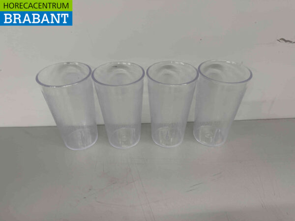 BBP Polycarbonaat onbreekbare glazen bekers beker 371 ml 72 stuks Horeca