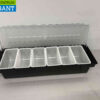 HCB Ingredientenhouder Ingredientenbak Garneerunit met 6 bakken 49,5 cm Horeca - Afbeelding 5