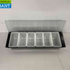 HCB Ingredientenhouder Ingredientenbak Garneerunit met 6 bakken 49,5 cm Horeca - Afbeelding 6
