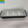 HCB Ingredientenhouder Ingredientenbak Garneerunit met 4 bakken 49,5 cm Horeca - Afbeelding 5