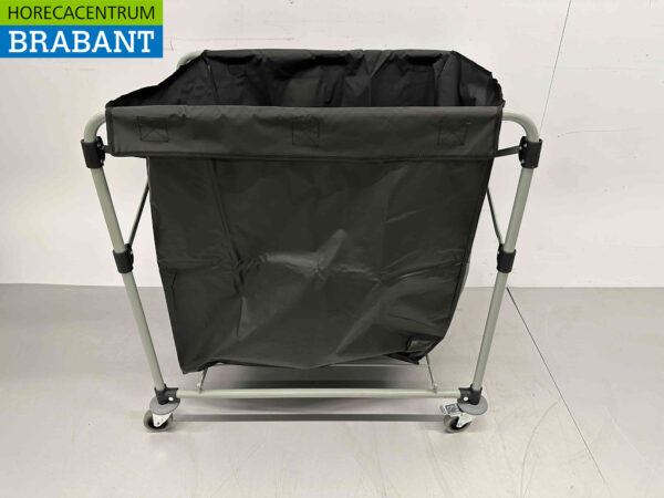 HCB Inklapbare Waszakkenwagen Linnenzakkenwagen Waswagen Linnenwagen 300 liter Horeca