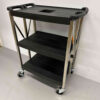 HCB Inklapbare Serveerwagen Serveertrolley 3 lagen 74 cm Horeca - Afbeelding 3