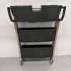 HCB Inklapbare Serveerwagen Serveertrolley 3 lagen 74 cm Horeca - Afbeelding 4