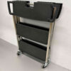 HCB Inklapbare Serveerwagen Serveertrolley 3 lagen 74 cm Horeca - Afbeelding 6