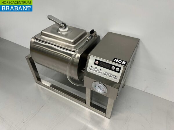 RVS HCB Vacuum tumbler vleesmenger vleesmixer tumbler marinator 18 liter 230V Horeca - Afbeelding 2