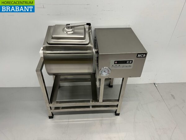 RVS HCB Vacuum tumbler vleesmenger vleesmixer tumbler marinator 38 liter 230V Horeca