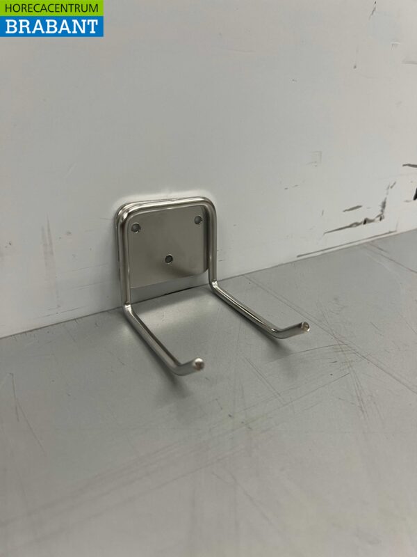 RVS HCB Muurbeugel Beugel Wandhouder voor staafmixer Staafmixhouder Horeca - Afbeelding 3