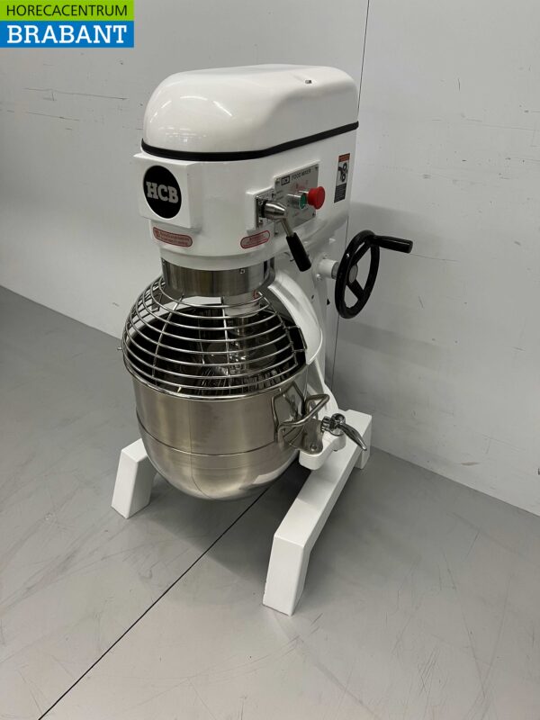 RVS HCB Planeetmenger Menger RVS kuip 40 liter 230V Bakkerij Horeca - Afbeelding 2