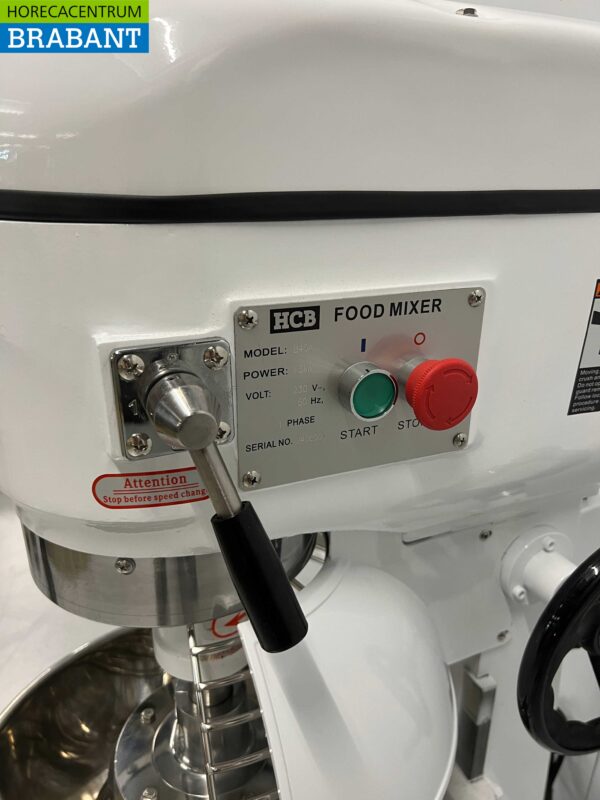 RVS HCB Planeetmenger Menger RVS kuip 40 liter 230V Bakkerij Horeca - Afbeelding 8