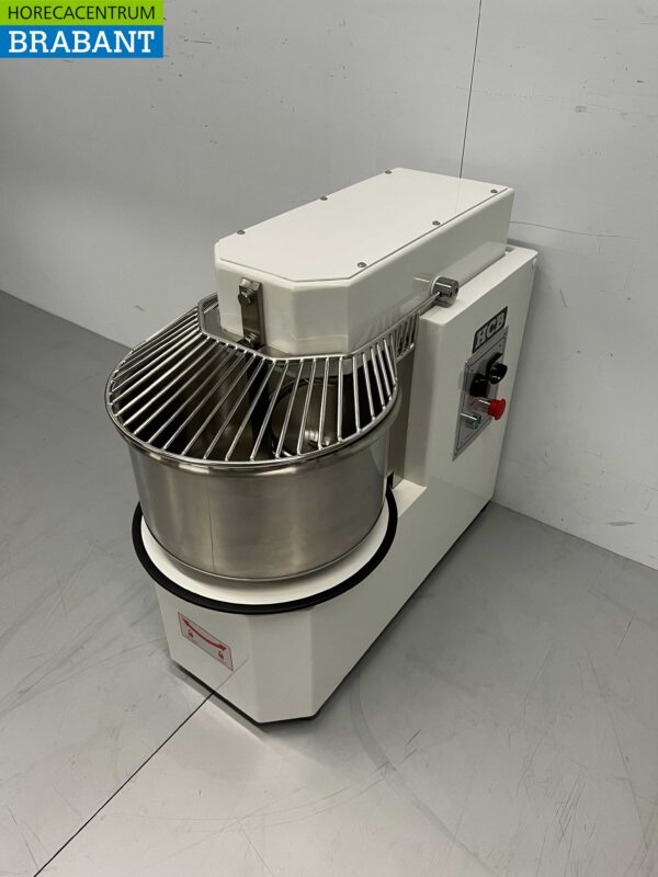 RVS HCB Spiraalkneder deegmenger deegmixer 20 liter 400V Horeca - Afbeelding 2