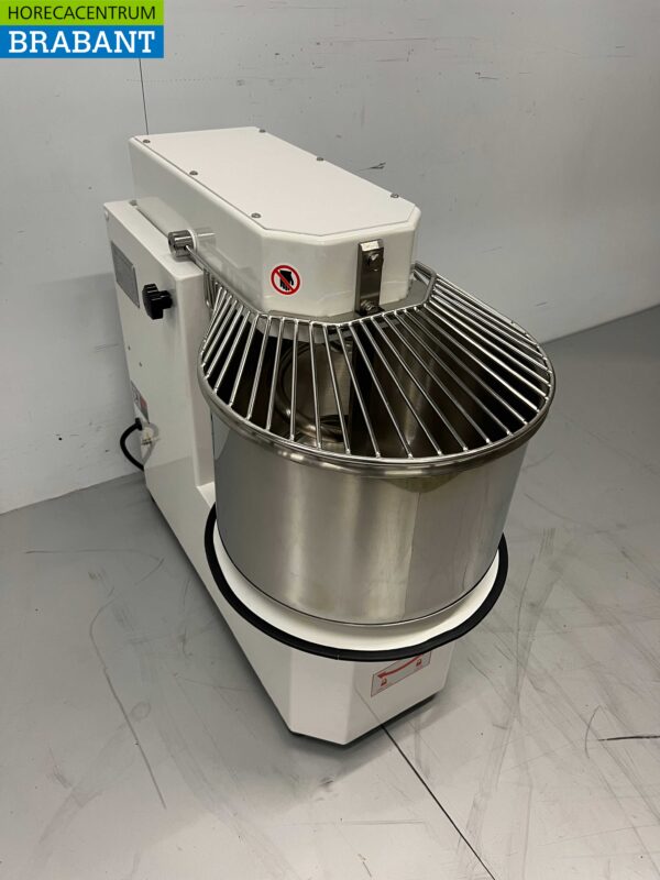 RVS HCB Spiraalkneder deegmenger deegmixer 30 liter 400V Horeca - Afbeelding 3