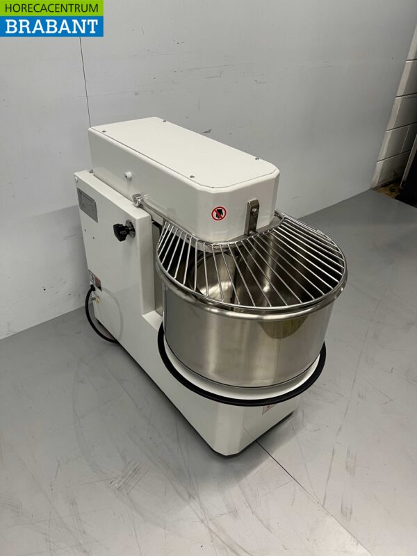 RVS HCB Spiraalkneder deegmenger deegmixer 40 liter 400V Horeca - Afbeelding 3