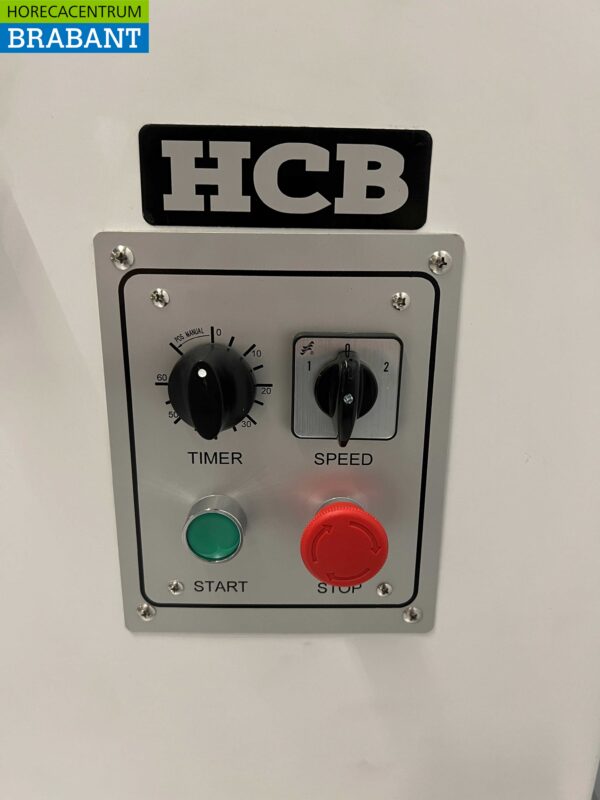 RVS HCB Spiraalkneder deegmenger deegmixer 40 liter 400V Horeca - Afbeelding 6