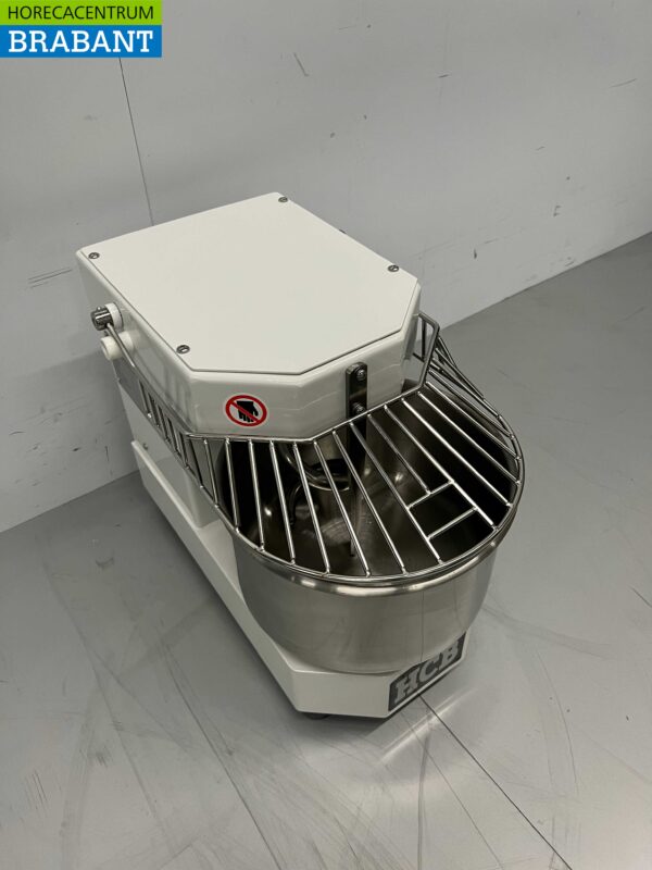 RVS HCB Spiraalkneder deegmenger deegmixer 8 liter 230V Horeca - Afbeelding 3