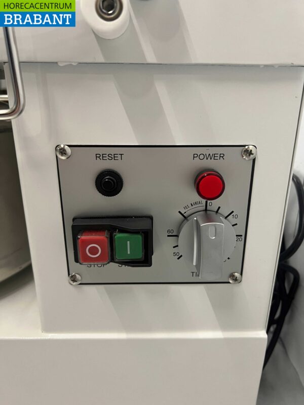 RVS HCB Spiraalkneder deegmenger deegmixer 8 liter 230V Horeca - Afbeelding 5