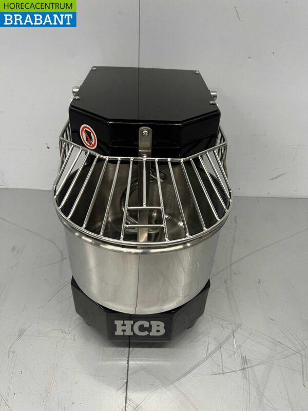 RVS HCB Spiraalkneder deegmenger deegmixer 8 liter Zwart 230V Horeca