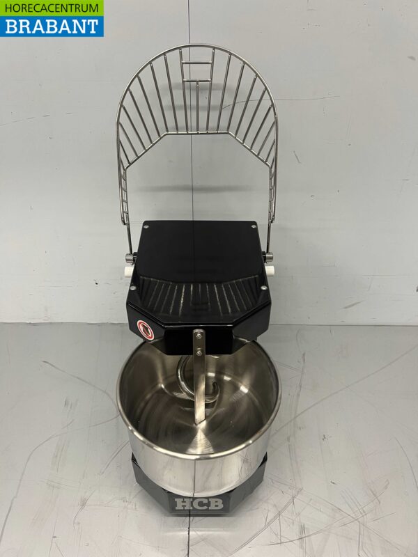 RVS HCB Spiraalkneder deegmenger deegmixer 8 liter Zwart 230V Horeca - Afbeelding 4