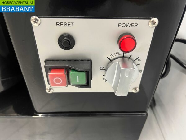 RVS HCB Spiraalkneder deegmenger deegmixer 8 liter Zwart 230V Horeca - Afbeelding 5